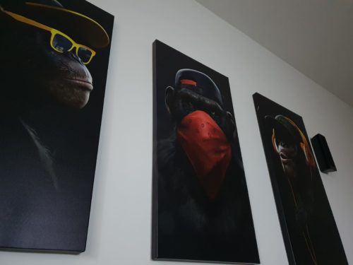 שלושת הקופים - סט תמונות זכוכית לבית דגם 55100-36 photo review
