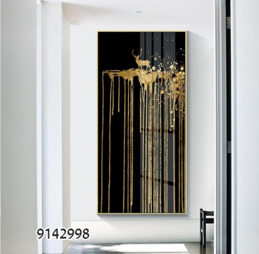 איל על צוק דמיוני - תמונת זכוכית מודרנית למשרדים מעוצבים או לכניסה לבית דגם 9142998